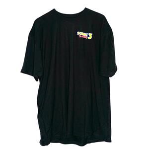 Sonic the Hedgehog 2X NEW Adult T-Shirt Sonic 3 Lapel Box Art Back Hot Topic